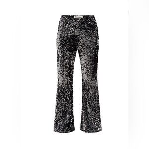 No Boundaries Sparkling Black and Silver Sequin jeans